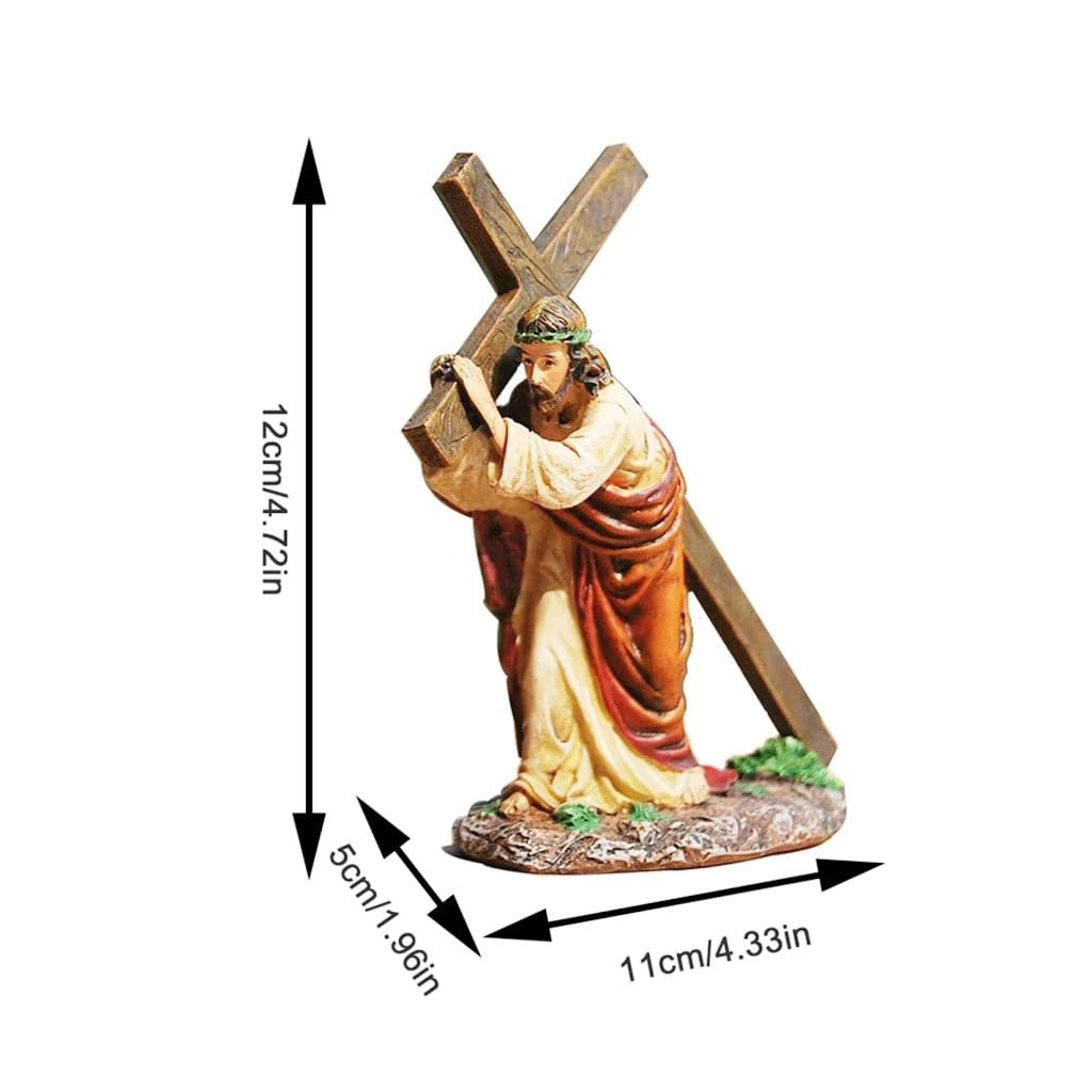 イエスの言動 Amazon.co.jp: 十字架の像は十字架上のイエス、車の装飾のために宗教的